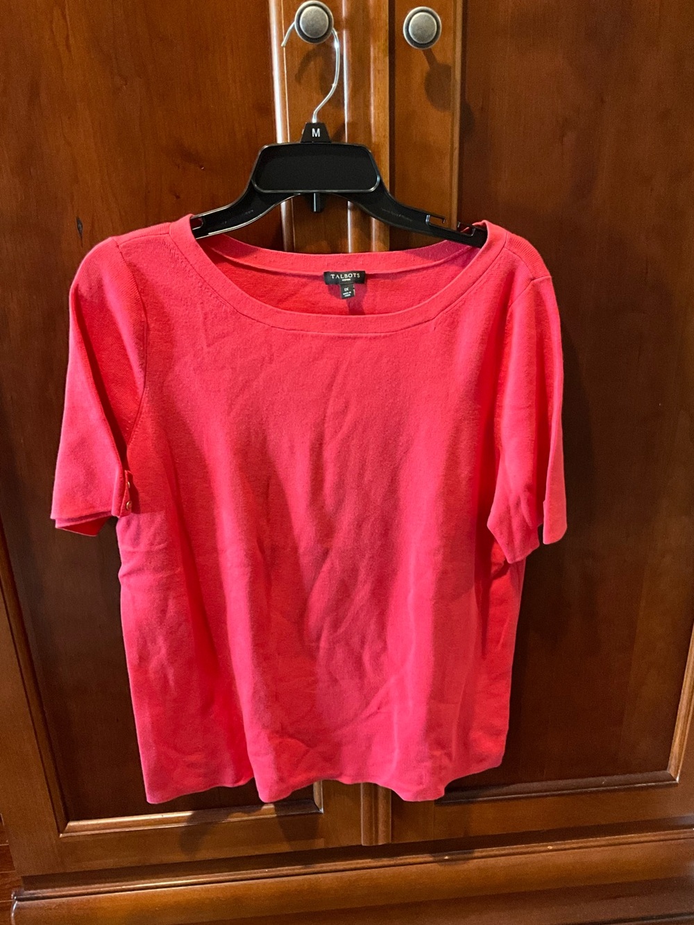 NWT Talbots Women's Short-Sleeve Crewneck Top  Size 1X